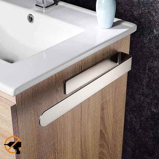 Towel Rack Self Adhesive 304 Stainless Steel Bathroom Toilet Towel Rack Kitchen Self-adhesive Towel Ring Hardware Rack