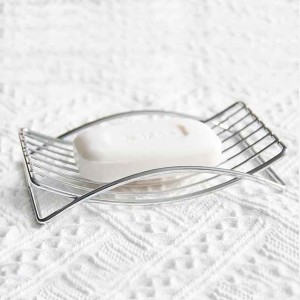 Iron Bathroom Toilet Laundry Soap Soap Box Metal Wire Drain Soap Mesh Rack Soap Holder