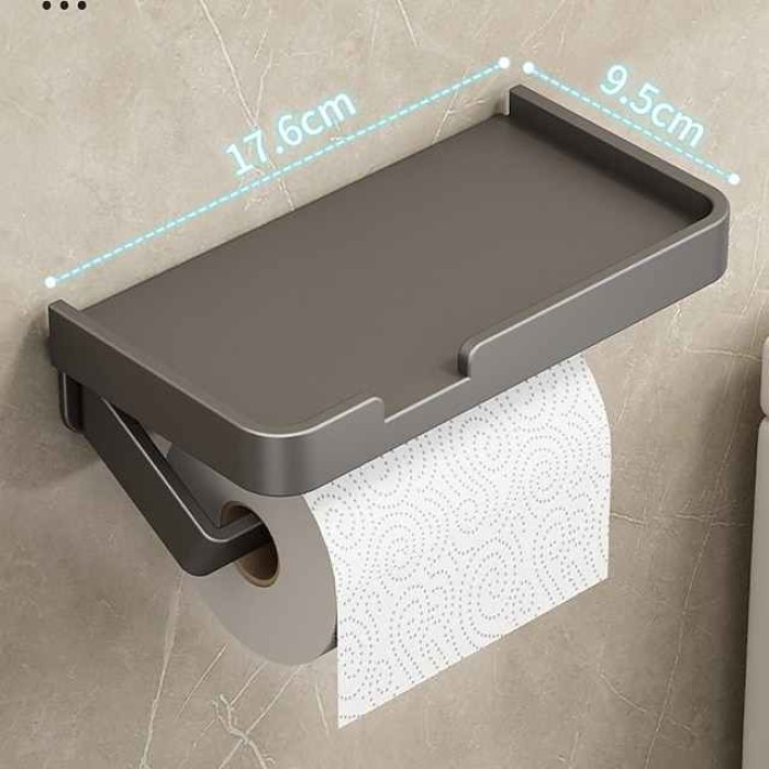 Toilet Tissue Holder Punch Free Toilet Roll Paper Storage Rack Tissue Box Toilet Toilet Paper Holder Toilet Paper Holder