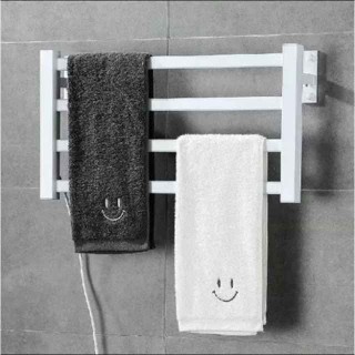 Towel Warmer Intelligent Electric Towel Rack Bathroom Towel Bar Electric Heating Constant Temperature Drying Perforated Free Towel Rack