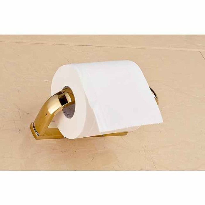 Toilet Paper Holder Smart Modern Brass 1PC - Bathroom Single Wall Mounted