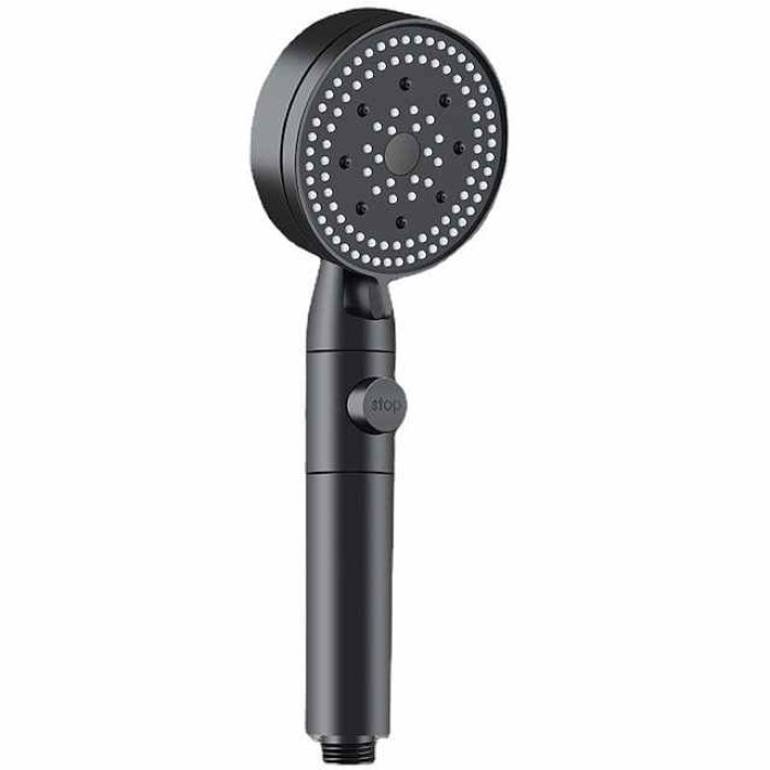 Shower Head High Pressure Handheld Spray Anti-drop Nozzle with 5 Spray Mode Showerhead, with Stop Button Adjustable High-Pressure Water Saving, Shower Bathroom Accessories