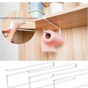 Iron Paper Towel Holder, Door Cabinet Hanging Paper Towel Holder, Partition Paper Towel Holder, Bathroom Paper Towel Holder, Kitchen Paper Towel Holder, Storage Holder