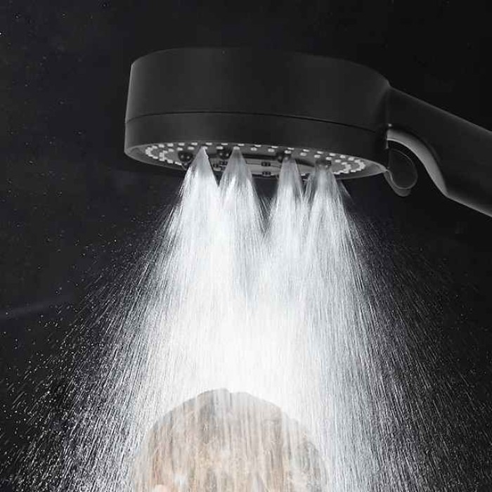 Shower Head High Pressure Handheld Spray with 5 Mode Showerhead, Adjustable High-Pressure Water Saving Shower Head Held, Shower Bathroom Accessories