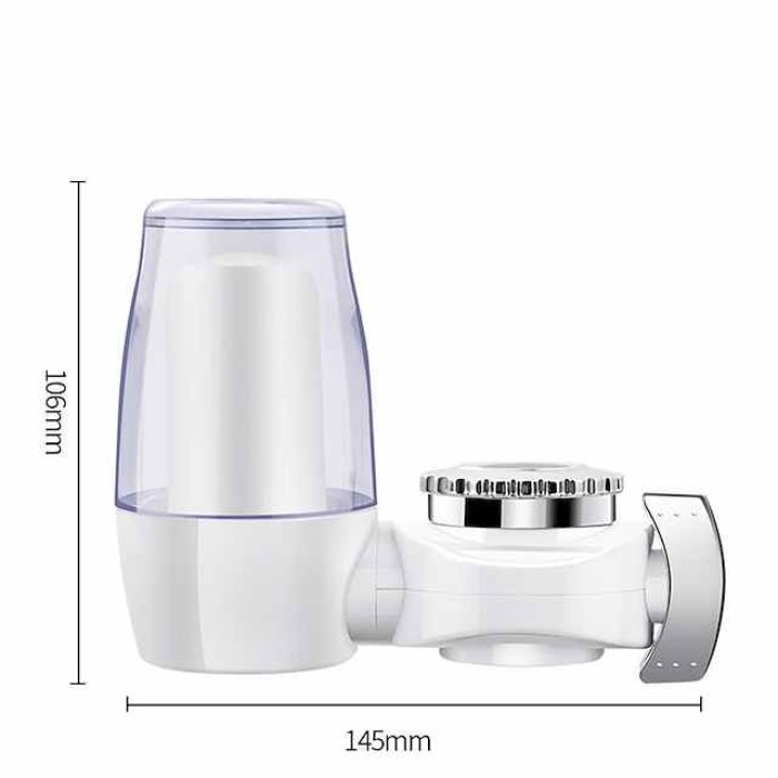 7 Stage Faucet Water Filter System Replacement Ceramic Filter, Faucet Water Filtration System, Tap Water Filter Sprayer Head Nozzle, Reduces Chlorine, Heavy Metals and Bad Taste