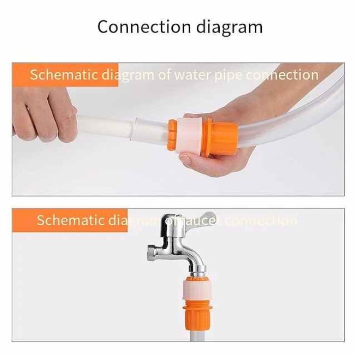 5Pcs Faucet Joint Hose To Hard Pipes Adapter Tap Connector Faucet Adapter Multipurpose garden Tap Hose Connector