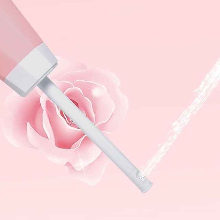 400 ml Travel Bidet Sprayer Bottle Protable Dual Head,  Shattaf Cleaning Set Pink Detachable Nozzle for Toilet Bathroom Postpartum & Feminine Care