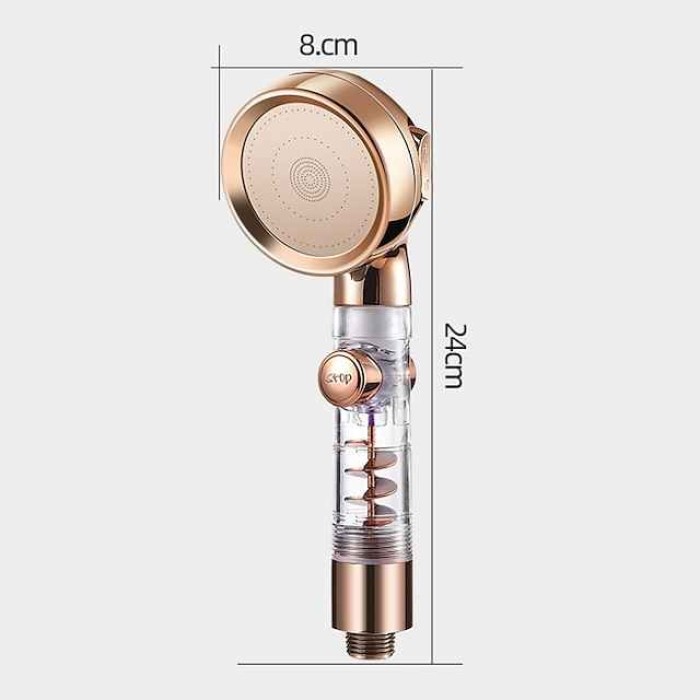 Beauty Skin Three-speed Turbo Rod Supercharged Shower Shower Head Whirlpool Bath Bath Hose Set Water Heater Shower Head Shower