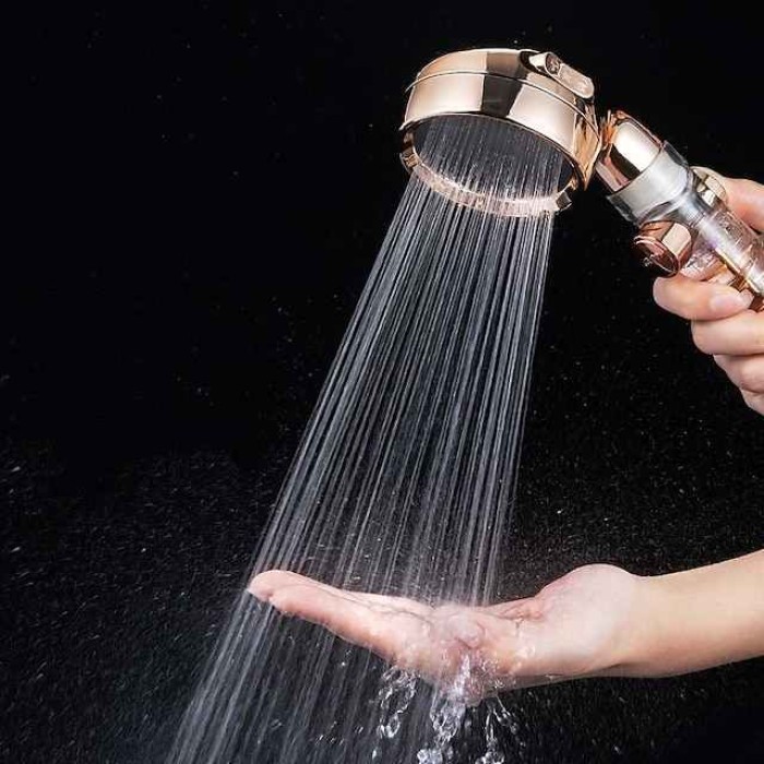 Beauty Skin Three-speed Turbo Rod Supercharged Shower Shower Head Whirlpool Bath Bath Hose Set Water Heater Shower Head Shower