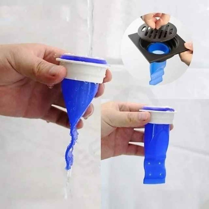 2Pcs Silicone Floor Drain Odor-proof Leak Core Down The Water Pipe Draininner Core Kitchen Bathroom Sewer Seal Leak Deodorant