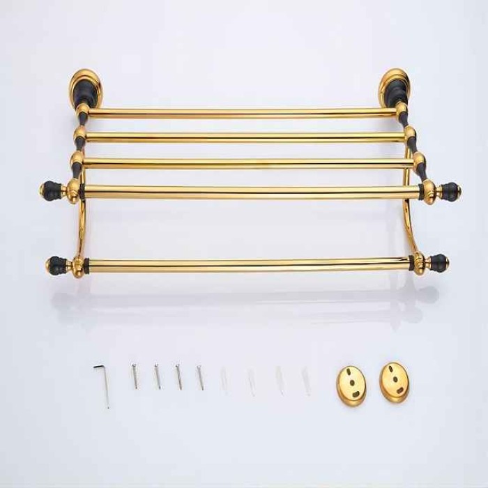 Towel Bar Cool New Design Creative Antique Country Brass 1PC - Bathroom / Hotel bath Double Wall Mounted