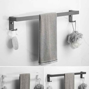 Towel Holder Towel Bar Creative Contemporary  Modern Aluminum 1PC 1-Towel Bar Wall Mounted