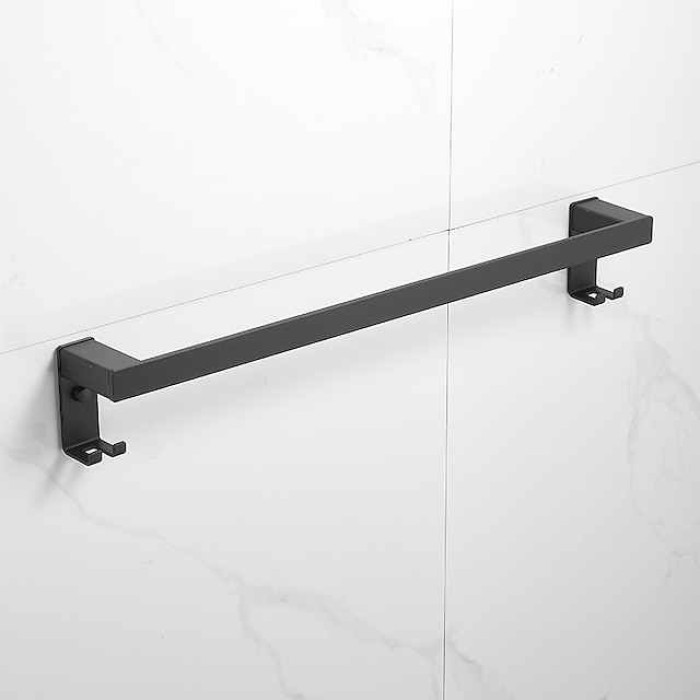 Towel Holder Towel Bar Creative Contemporary  Modern Aluminum 1PC 1-Towel Bar Wall Mounted