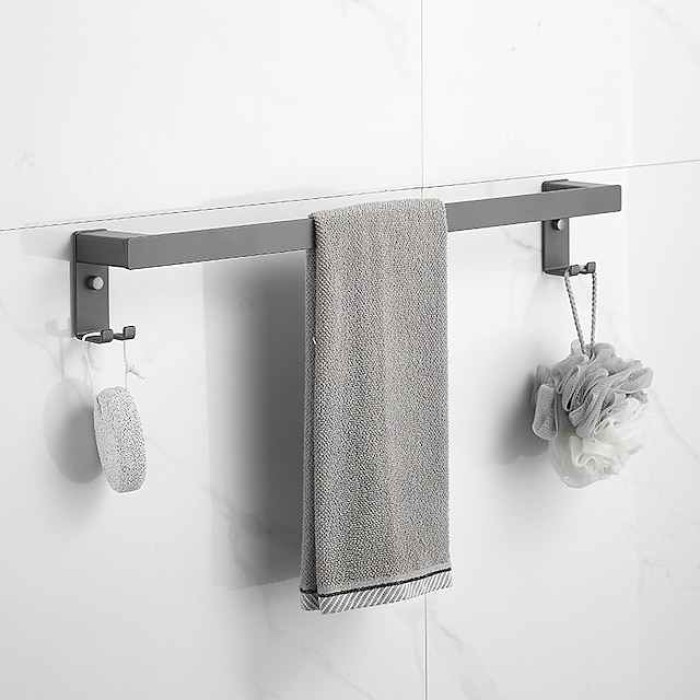 Towel Holder Towel Bar Creative Contemporary  Modern Aluminum 1PC 1-Towel Bar Wall Mounted