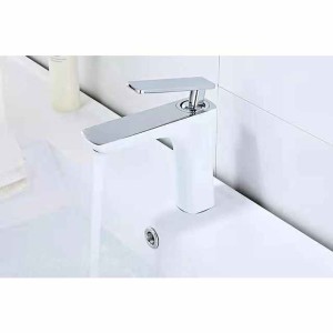 Bathroom Sink Mixer Faucet Basin Taps Single Handle Vessel Tap with Cold and Hot Hose