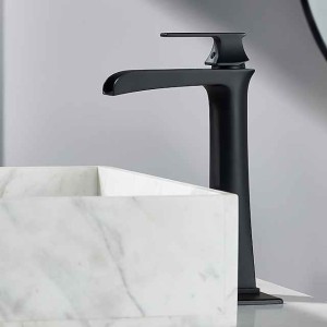 Bathroom Sink Faucet - Centerset / Waterfall Painted Finishes Centerset Single Handle One HoleBath Taps