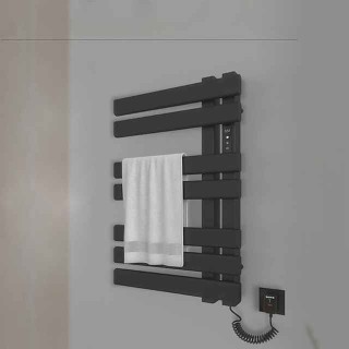 Electric Towel Warmers Radiator, Wall-Mounted & Freestanding Heated Towel Drying Rack, 304 Stainless Steel Heated Towel Rail for Bathroom