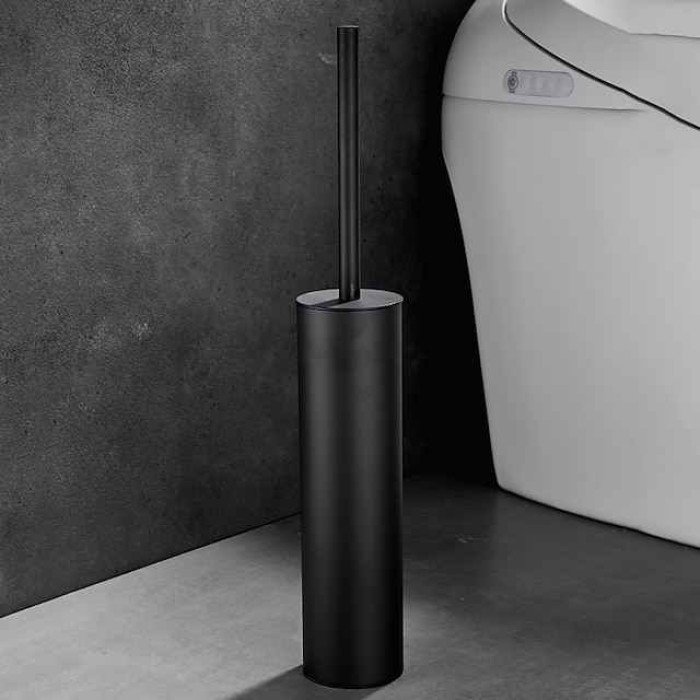 Toilet Brush Holder Creative / Multifunction Contemporary / Modern Stainless Steel 1PC Floor Mounted