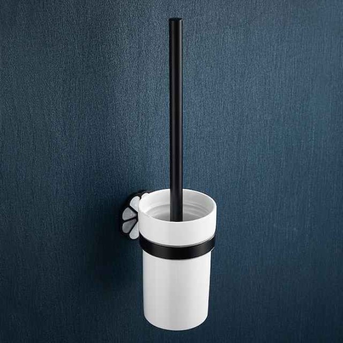 Toilet Brush Holder New Design Contemporary / Modern Stainless Steel / Ceramic / Zinc Alloy 1PC - Bathroom Wall Mounted