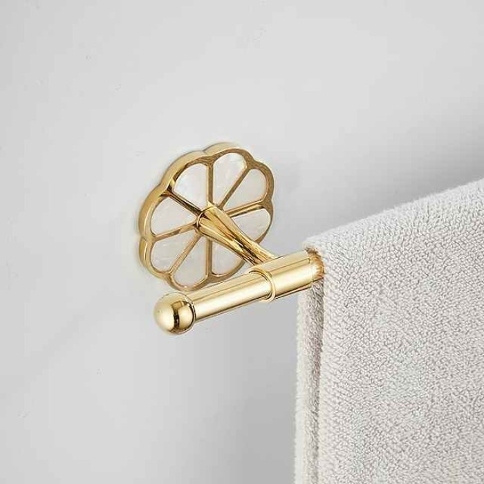 Towel Bar Creative Contemporary / Modern Stainless Steel / Zinc Alloy 1PC - Bathroom 1-Towel Bar Wall Mounted