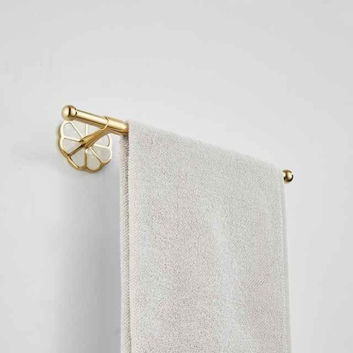 Towel Bar Creative Contemporary / Modern Stainless Steel / Zinc Alloy 1PC - Bathroom 1-Towel Bar Wall Mounted