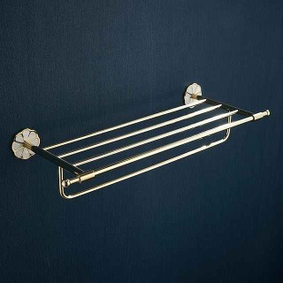 Towel Bar / Bathroom Shelf Multifunction Contemporary / Modern Stainless Steel / Zinc Alloy 1PC - Bathroom Double Wall Mounted