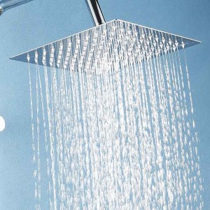 Water-Saving Shower Head, Contemporary Luxury Rain Shower in Painted Finishes