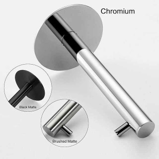 Toilet Paper Holder New Design / Self-adhesive / Creative Contemporary / Modern Stainless Steel / Low-carbon Steel / Metal 1PC - Bathroom Wall Mounted