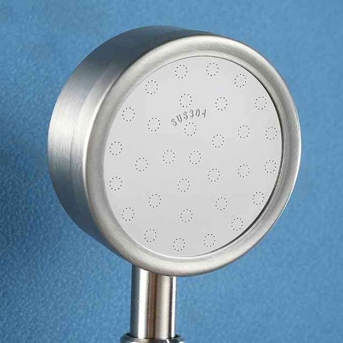 Water-Saving Round shower head with handheld, High Flow High Pressure Contemporary Luxury Rain Shower