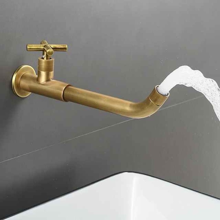 Brass Faucet Accessory, Superior Quality Water Spout Antique / European Style Copper Electroplated