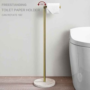 Toilet Paper Holder / Bathroom Shelf Adjustable Length / Foldable / Retractable Cable Contemporary / Modern Silicon Rubber / Stainless Steel / Mixed Material 1PC - Bathroom Floor Mounted