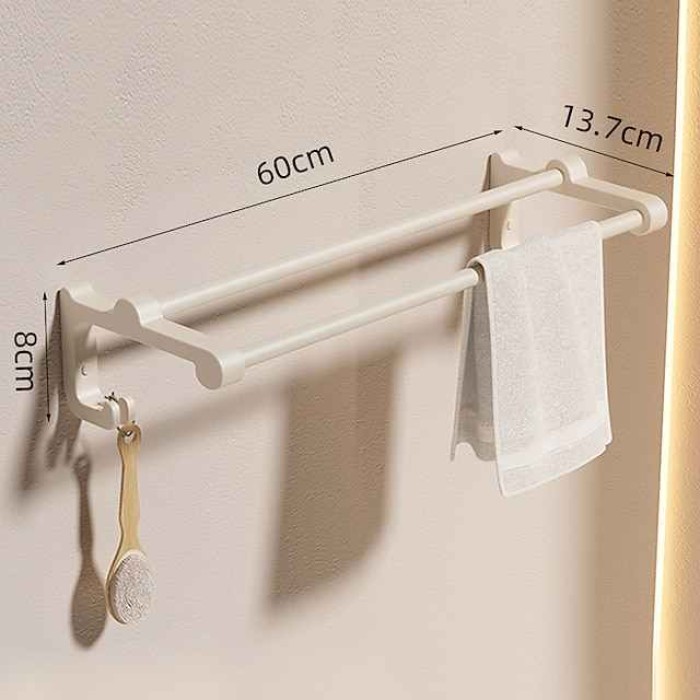 Toilet Paper Holder / Robe Hook / Bathroom Shelf Creative / Multifunction Contemporary / Modern Aluminum 1PC - Bathroom Single / Double / 1-Towel Bar Wall Mounted