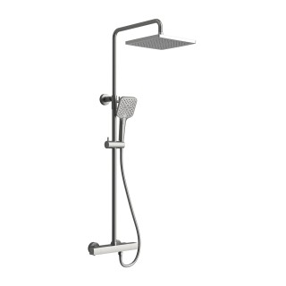 Thermostatic shower column with 2-way valve and showerhead <span>14449--C01-A2</span>